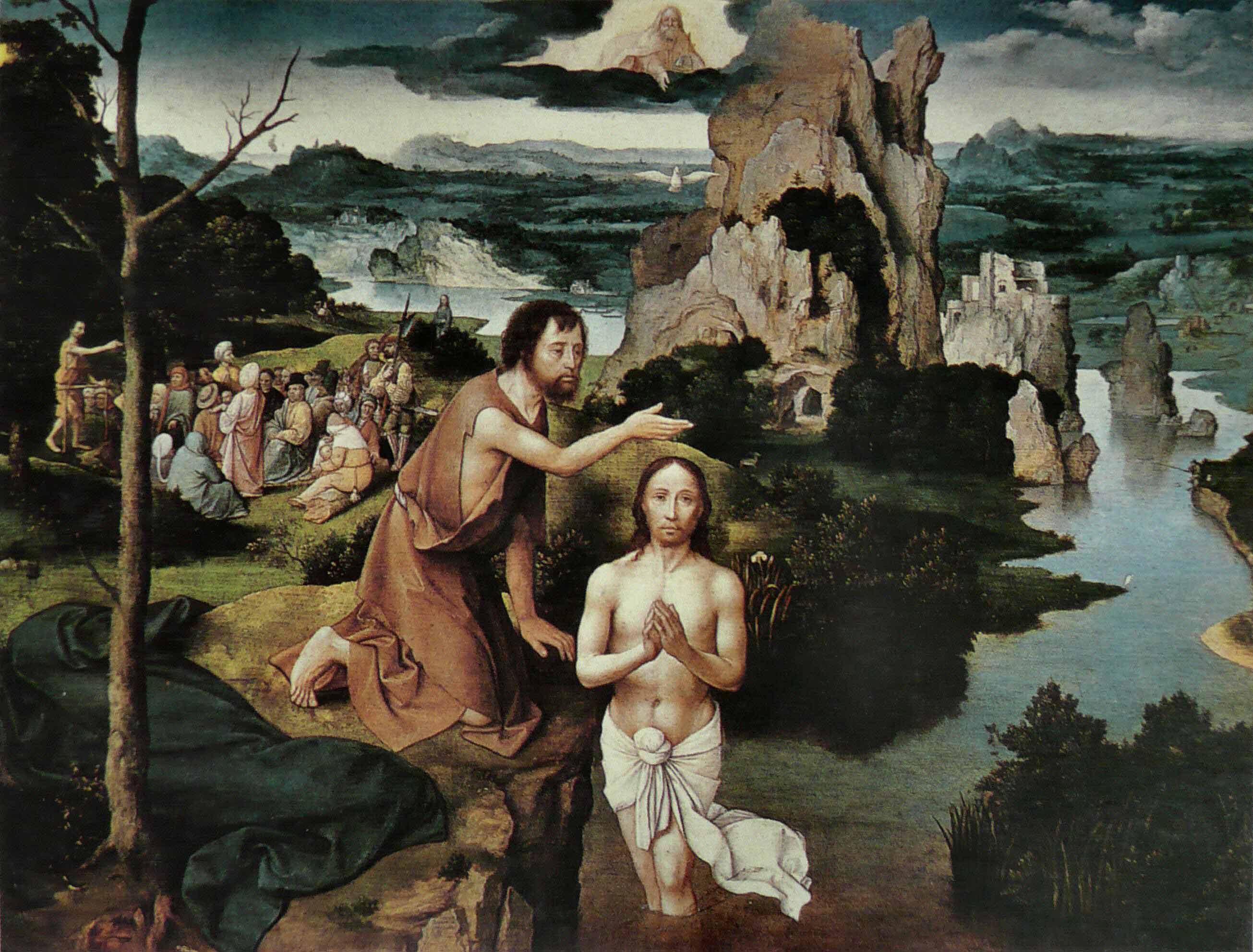 Joachim Patinir Le Bapteme du Christ